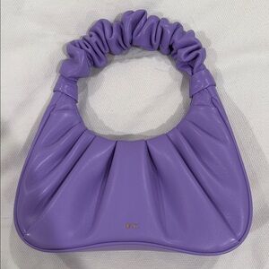 JW PEI Lavender Ruched Shoulder Bag